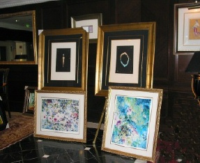 Zoe Mac and Erte showing at art auction