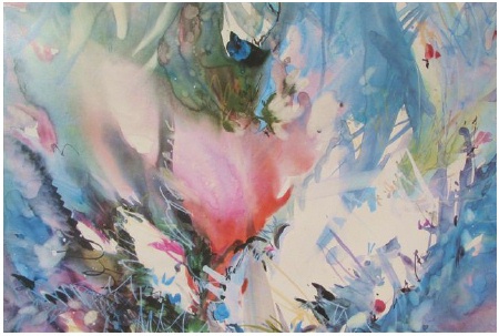 lithograph-Bluebird