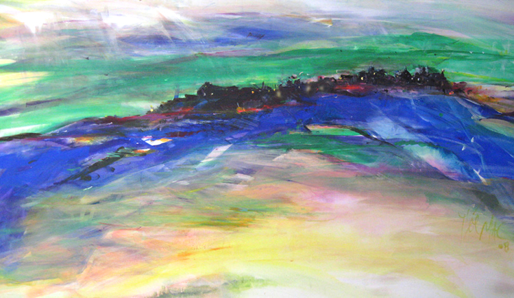 By the River-original painting